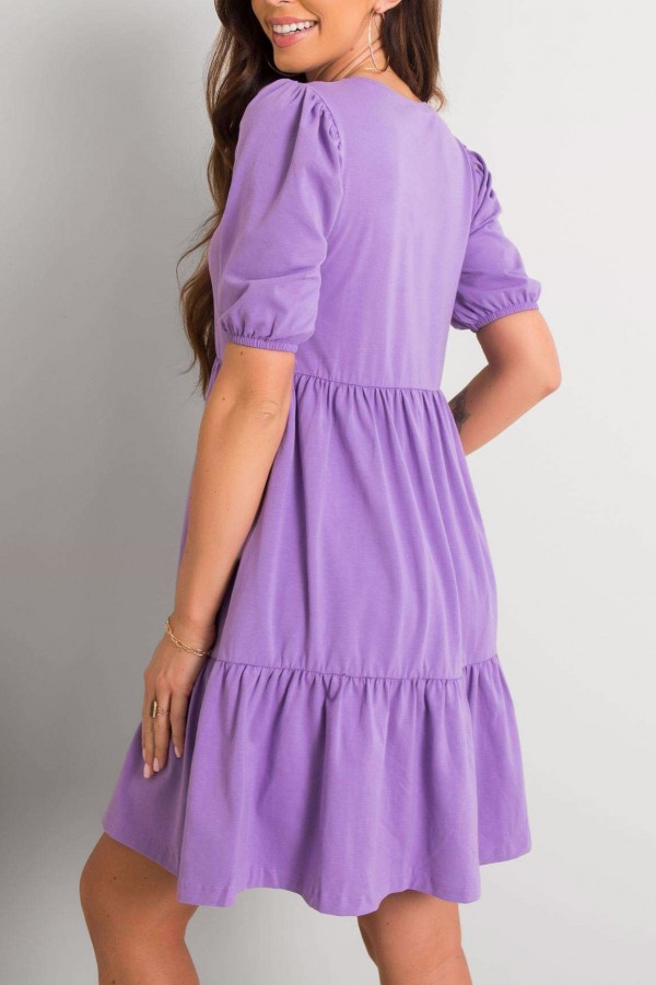 Sukienka w kolorze fioletowym z krótkim rękawem Jolie 2