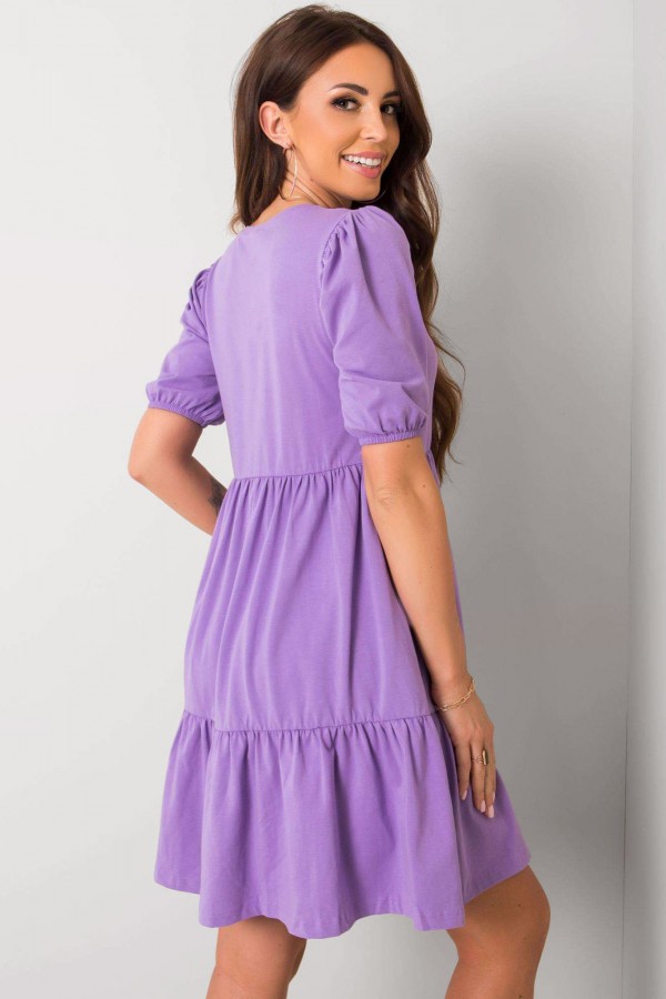 Sukienka w kolorze fioletowym z krótkim rękawem Jolie 3