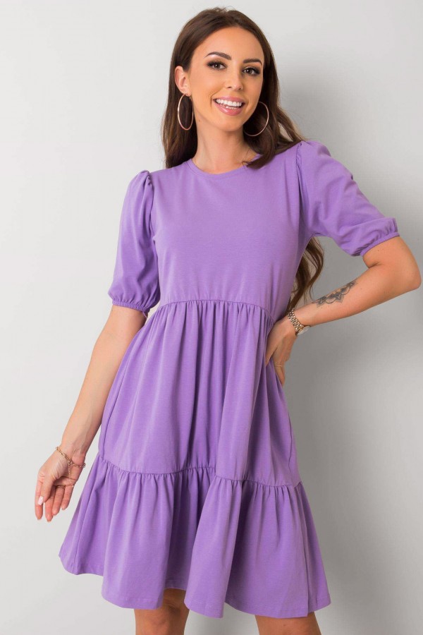 Sukienka w kolorze fioletowym z krótkim rękawem Jolie 4
