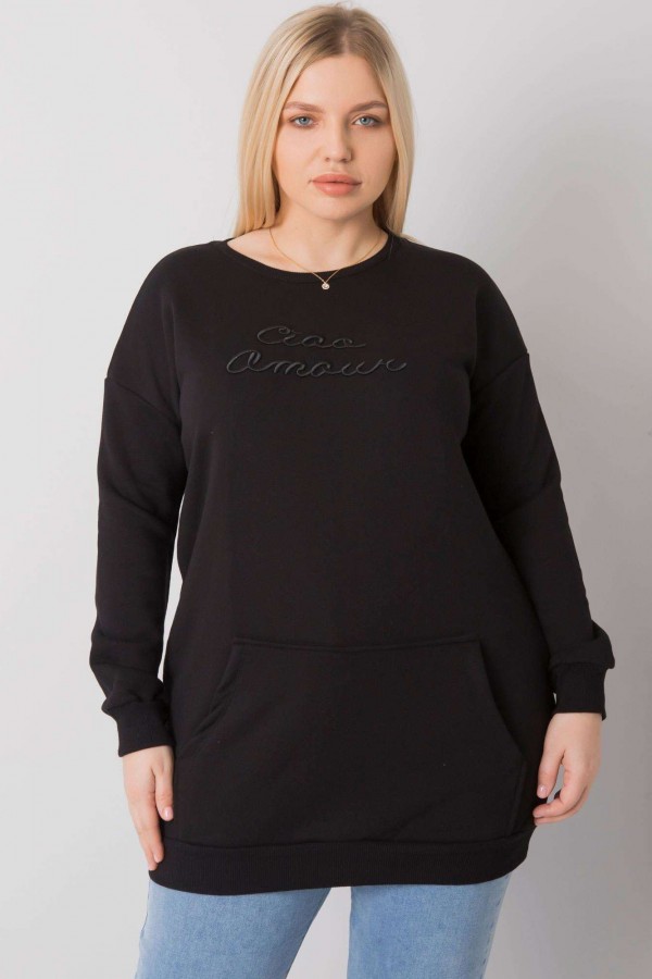 Bluza damska plus size w kolorze czarnym Josefin 1