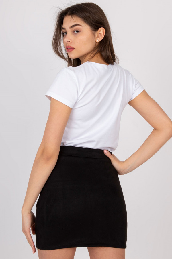 T-shirt damski w kolorze białym klasyczny basic Vera 6