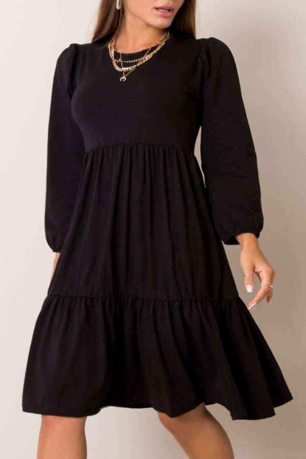 Sukienka w kolorze czarnym z długim rękawem Jolie